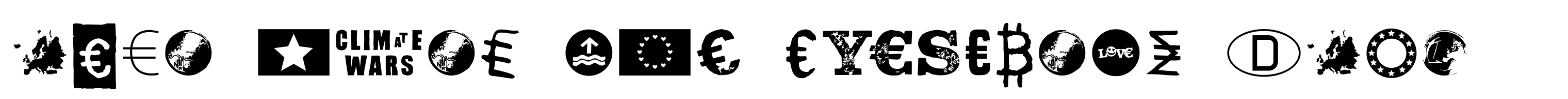 Euro Icon Kit Symbols DEMO